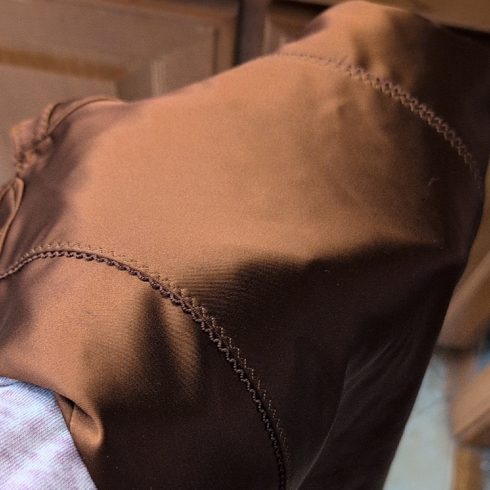 Wilfred Chocolate Satin Midi Dress - Picture 11 of 11